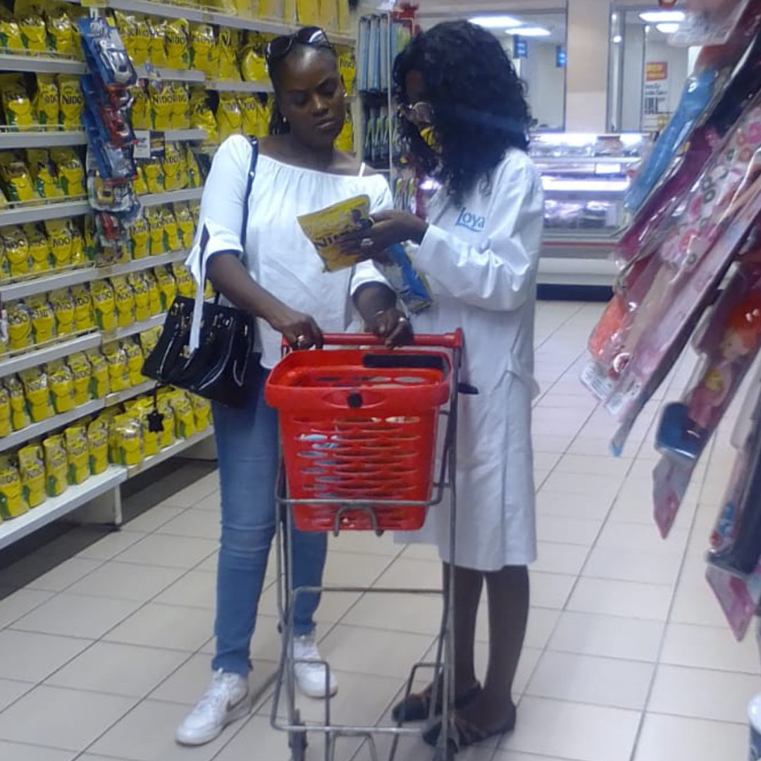 Loya educates consumers on its nutritional benefits in Luanda