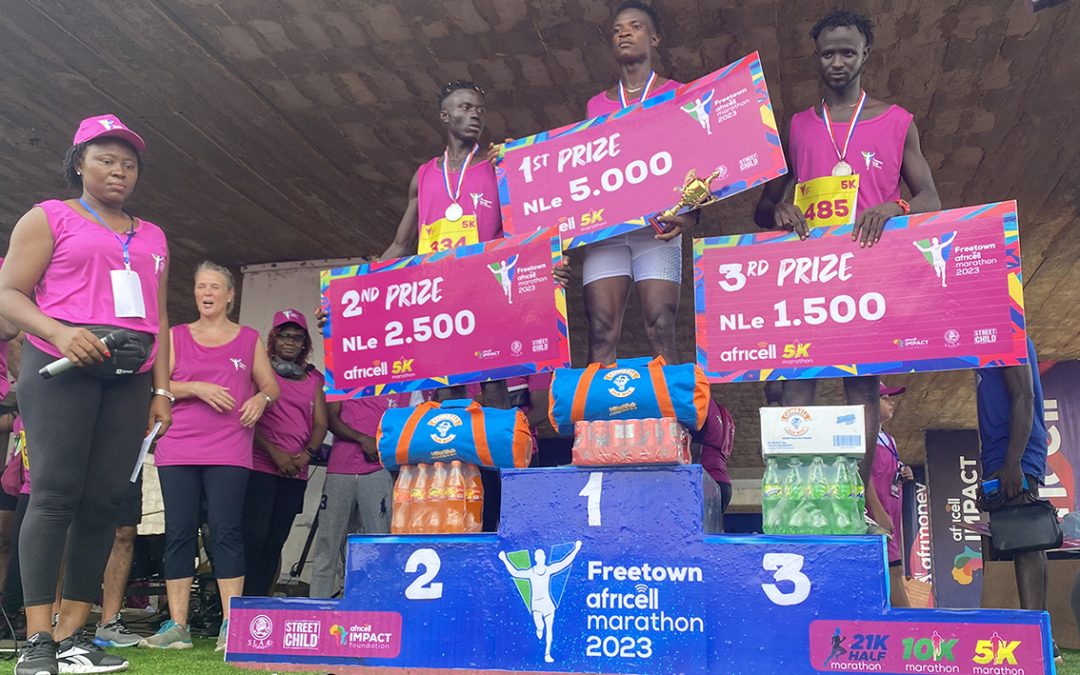 COWBELL SPONSORS FREETOWN AFRICELL 2ND MARATHON